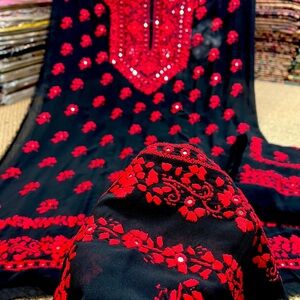 All hand work with real mirrors ready to wear outfits from Afghanistan